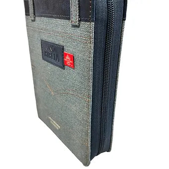 Biblia Tamaño Compacta RVR60, 11Pts, Indice, Zipper | Jean Cinta Azul