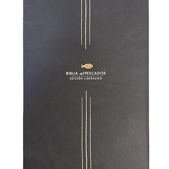 Biblia del Pescador: Edición liderazgo, RVR 1960 Símil Piel Negro