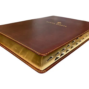 Biblia Ultrafina NTV Letra Grande | SentiPiel Cafe Con Indice