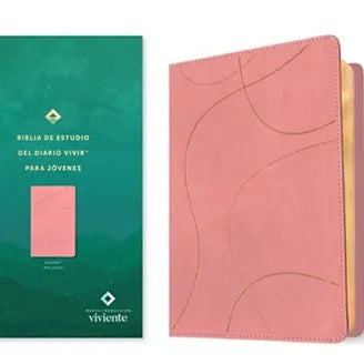 Biblia de estudio del diario vivir para jovenes NTV- | Simil Piel Rosa