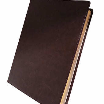 Biblia NTV, Edición Clásica Letra Gigante, SentiPiel Vino Tinto