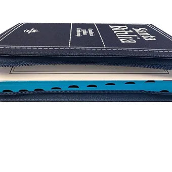 Biblia Letra Gigante 14 Puntos RV1960 | Blue Jean con Indice y Cierre