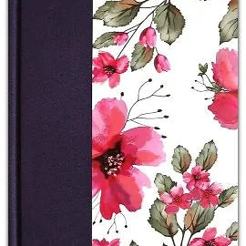 Letra Grande Tamaño Manual RVR60, Tapa Dura Azul Floral
