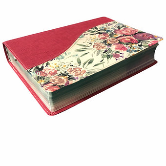 Biblia de una joven conforme al corazon de Dios RVR 1960, Duotono Lujo Floral