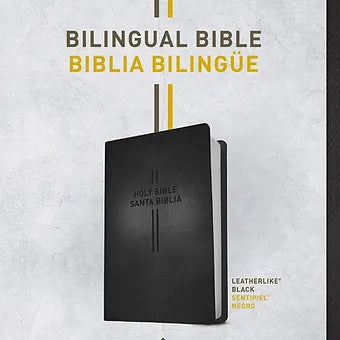 Biblia Bilingüe NLT / NTV, Imitación Piel Negro