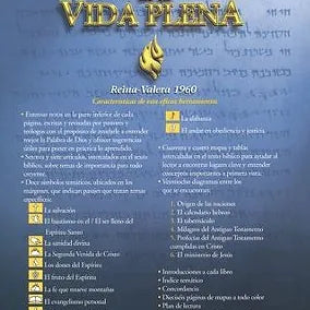 Biblia de Estudio Vida Plena RVR60 | Tapa Dura