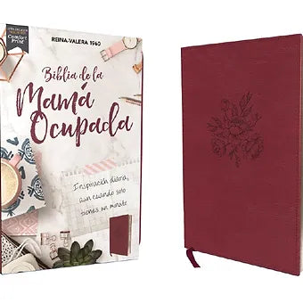 Biblia de la mamá ocupada RVR60 / Simil Piel Magenta
