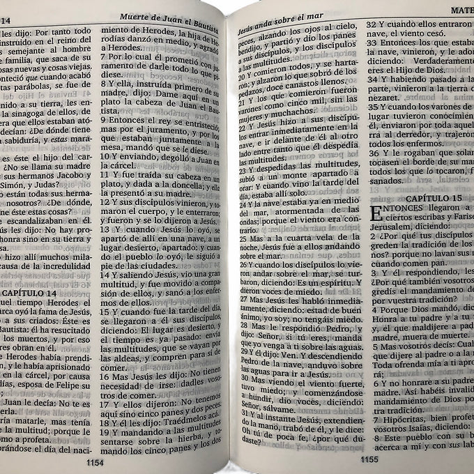 Biblia Valera Purificada 1602, Imitación Piel Azul