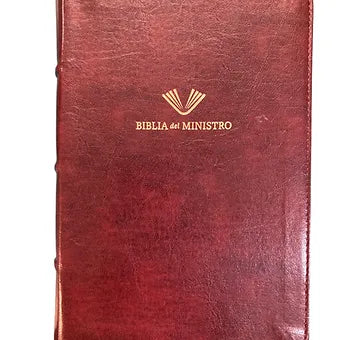 Biblia del ministro RVR60, Edicion ampliada, Piel Fabricada Caoba