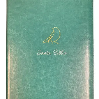 Biblia NTV, Edicion ziper letra grande con referencias, SentiPiel Turquesa