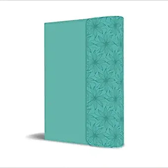 Biblia Letra Gde con solapa e imán RVR 1960, Símil Piel Aqua