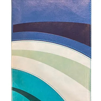 Biblia de Estudio Arco Iris, RVR 1960 | Simil Piel Azul Electrico/Celeste/Turque