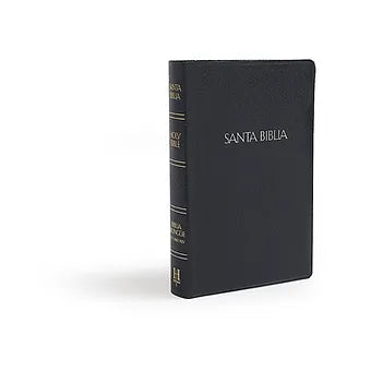 Biblia Bilingüe RVR 1960/KJV, Imitación Piel Negro con índice