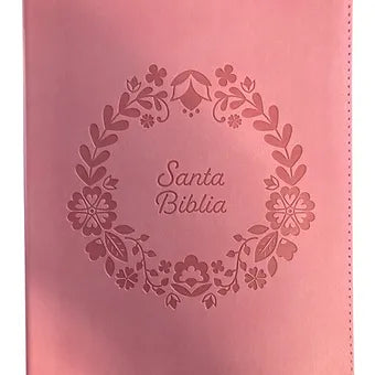 Biblia Para Regalos y Premios RVR60,  Imitacion Piel Rosa