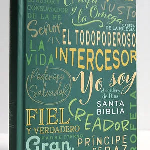 Biblia Letra Grande Tamaño Manual, RVR60, Tapa Dura Con Nombres De Dios