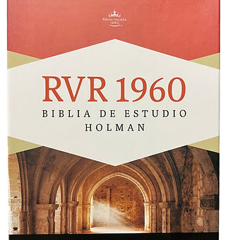 Biblia de estudio Holman RVR 1960, Símil Piel Chocolate-Terracota con índice