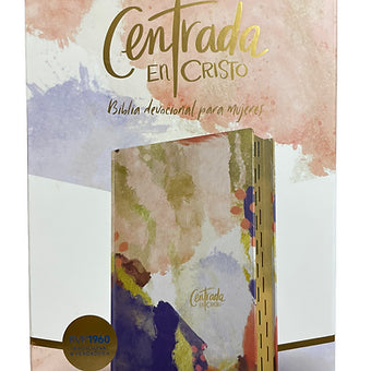 Biblia Centrada en Cristo RVR60, Edición Matizada, Símil Piel con índice