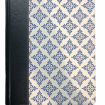 Biblia de Apuntes NVI, Letra Grande, Símil Piel Blanco/Azul