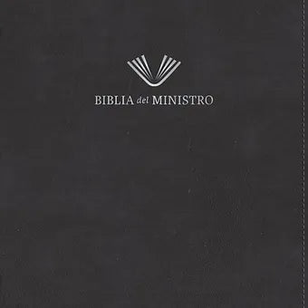 Biblia del ministro, RVR60 Edicion ampliada, Piel Fabricada Negro