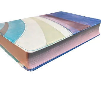 Biblia de Estudio Arco Iris, RVR 1960 | Simil Piel Azul Electrico/Celeste/Turque