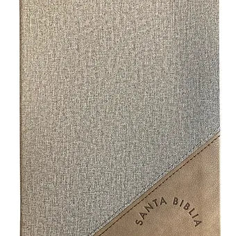 Biblia Tamano Manual Letra Grande 12 Puntos RVR 1960 | Simil Piel Gris-Marron