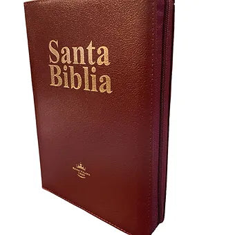 Biblia Letra Gigante 14 Pts. RVR 1960, Imitacion Piel Con Indice y Ziper