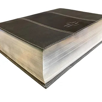 Biblia de estudio del diario vivir NTV, Letra Grande | SentiPiel Negro-Onice