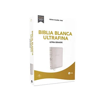 Biblia Ultrafina Letra Grande RVR 1960  | Simil Piel Blanco