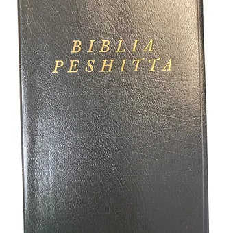 Biblia Peshitta, Imitacion Piel Negro Con Indice