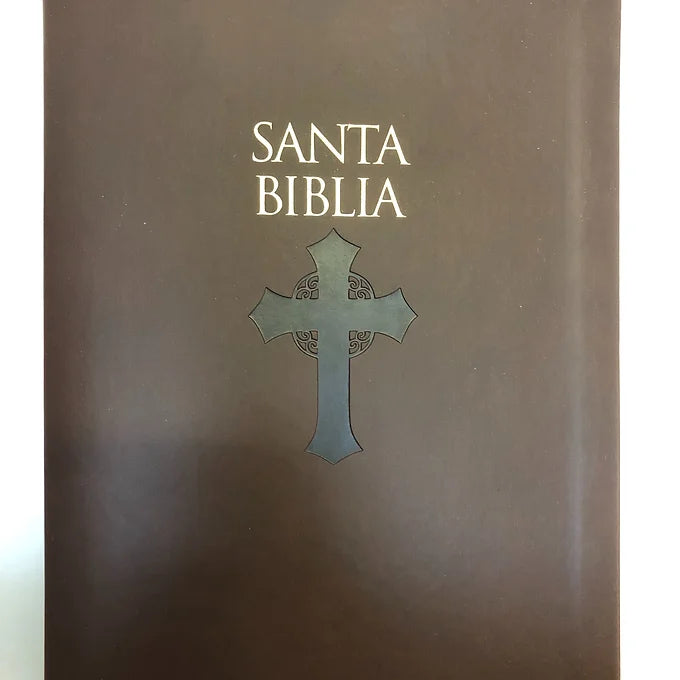 Biblia letra grande Piel italiana café  RVR 1960