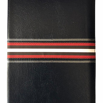 Biblia Letra Grade Tamaño Manual RVR 1960, Símil Piel Azul con Zíper