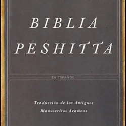 Biblia Peshitta, Imitacion Piel Negro Con Indice