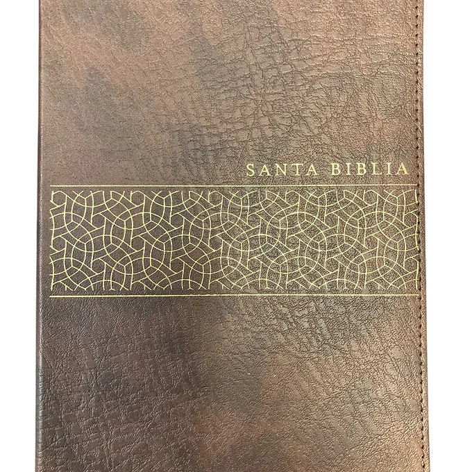 Biblia NTV Letra Gigante Edicion Manual | SentiPiel Cafe Con Indice