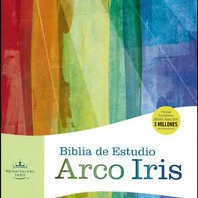 Biblia De Estudio Arco Iris RVR 1960, Índice, Símil Piel Chocolate