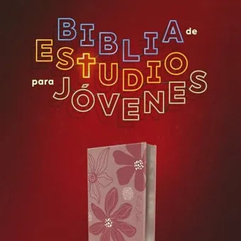 Biblia de Estudio para Jovenes, RVR 1960 , PJR, Imitacion Piel Oro Rosa