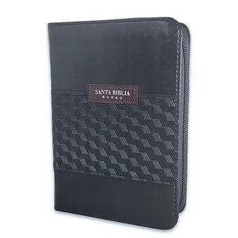 Biblia de Bolsillo con Cierre RV1960, Imitacion Piel Negro con Indice