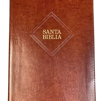 Biblia Letra Grande Tamano Manual 12 Puntos RVR 1960 | Piel Fabricada Cafe