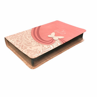 Biblia Mis Quince RVR 1960, Símil Piel Rosa/Blanco