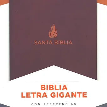 Biblia Letra Gigante 14 Pts RVR 1960, Símil Piel Marrón, Índice