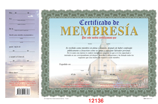 Certificado de membresia