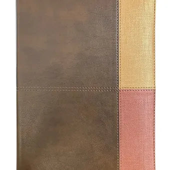 Biblia de Estudio Arcoiris 1960, | Simil Piel Cocoa-Terracota