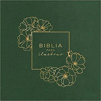 Biblia Para Ilustrar RVR 1960, Símil Piel Verde