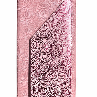 Biblia Tipo Chequera RVR 1960, Imitación Piel Rosa Con Índice