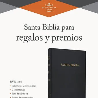 Biblia Regalos y Premios RVR 1960, Imitación Piel Negro