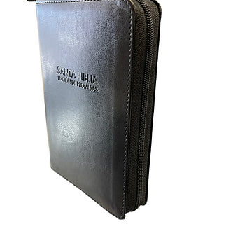 Biblia de promesas compacta RVR 1960, Piel Especial Negro con indice