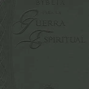 Biblia Para La Guerra Espiritual,RVR 1960,  Imitacion Piel Negro Con Indice