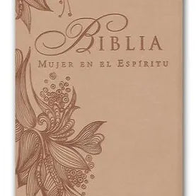 Biblia Mujer en el Espiritu RVR 1960, Imitación Piel Rosa Bronceado