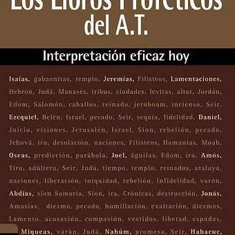 Libros profeticos del Antiguo Testamento