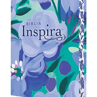 Biblia Inspira NTV, letra grande con Filament (SentiPiel, Ramo azul)