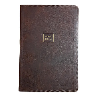 Biblia del ministro letra grande RVR 1960, Imitación Piel Café